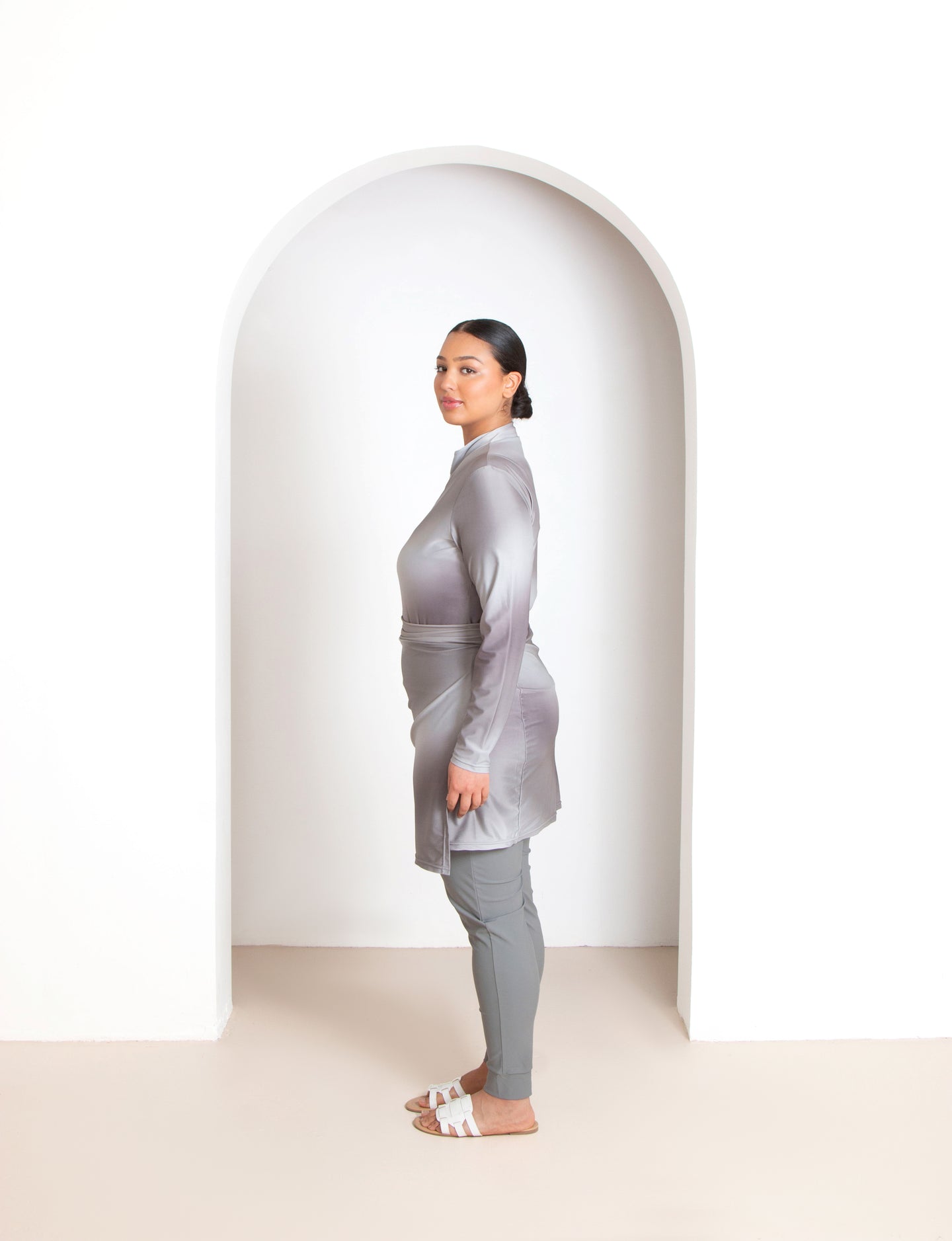 Raya 3 Piece Swimsuit - Grey Mist
