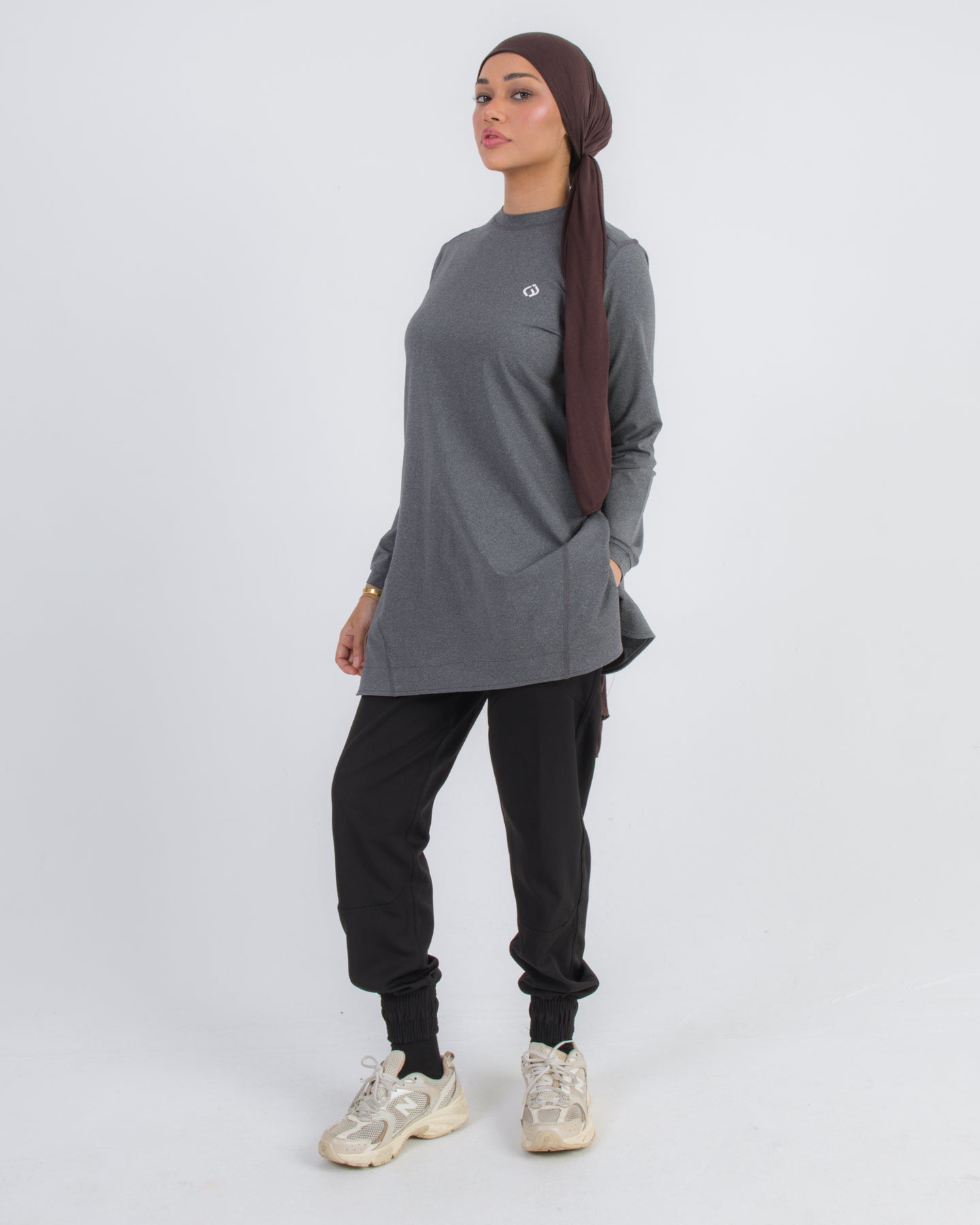 Relaxed Fit Top - Grey