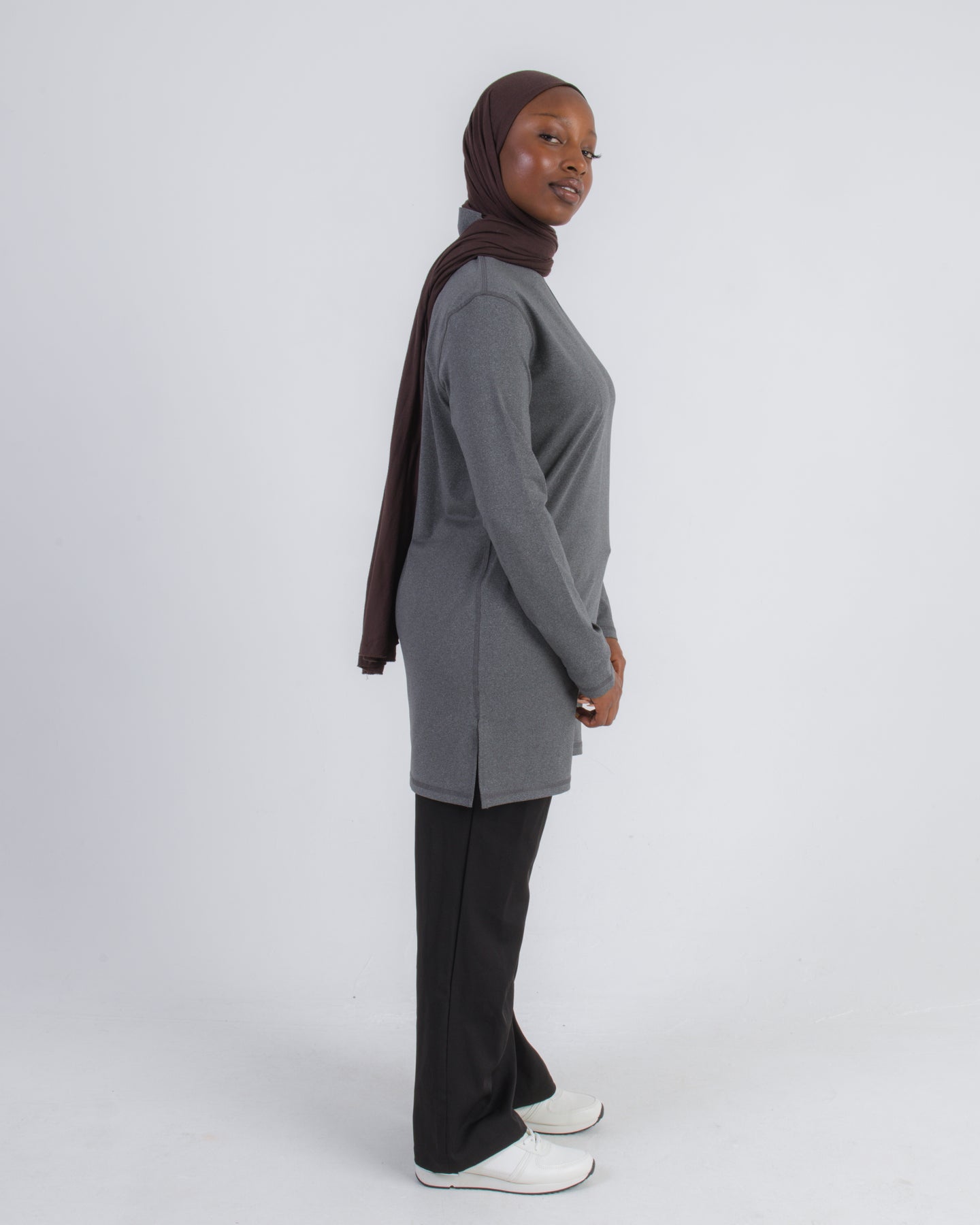 Tailored Fit Top - Grey