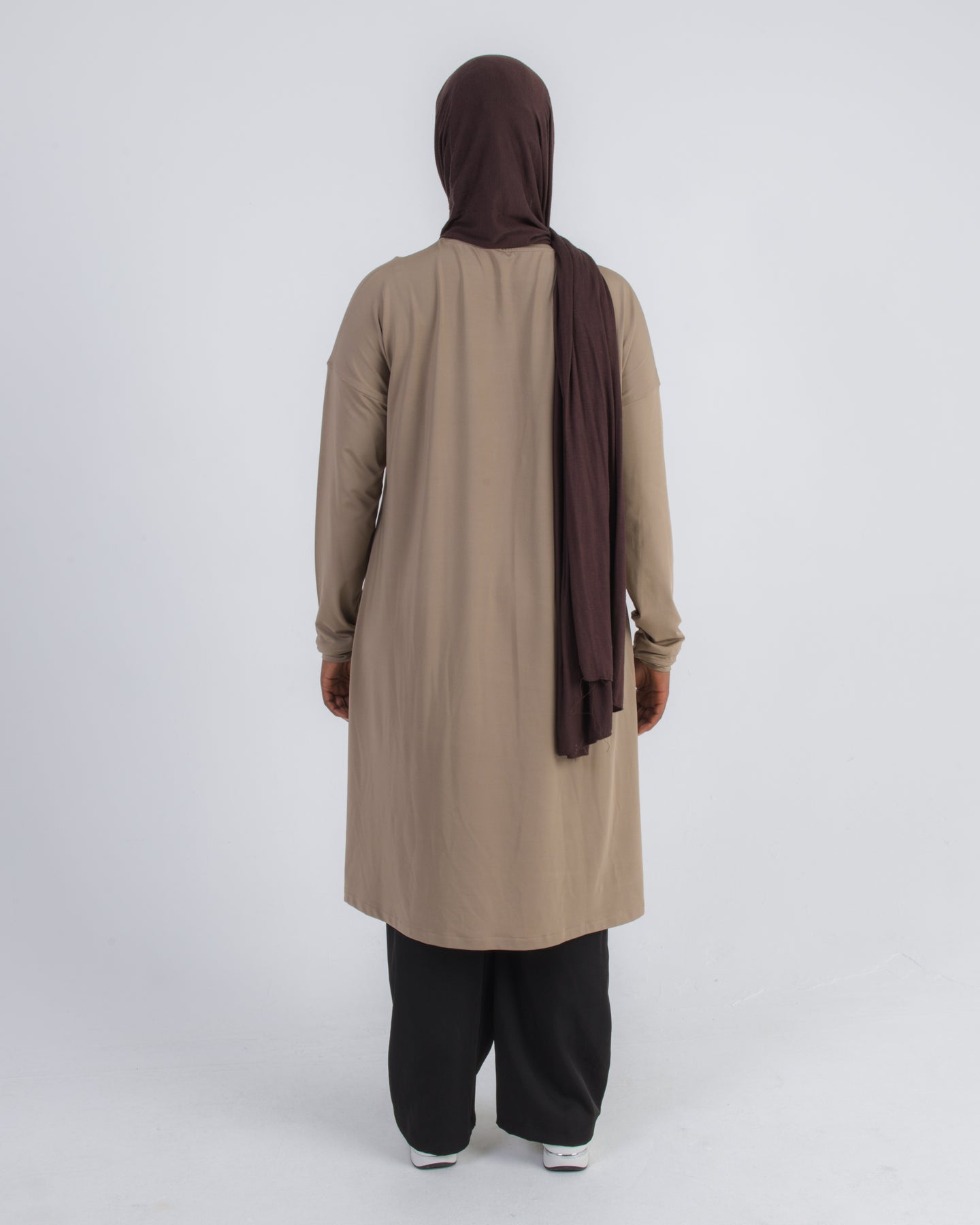 Longline Top - Taupe