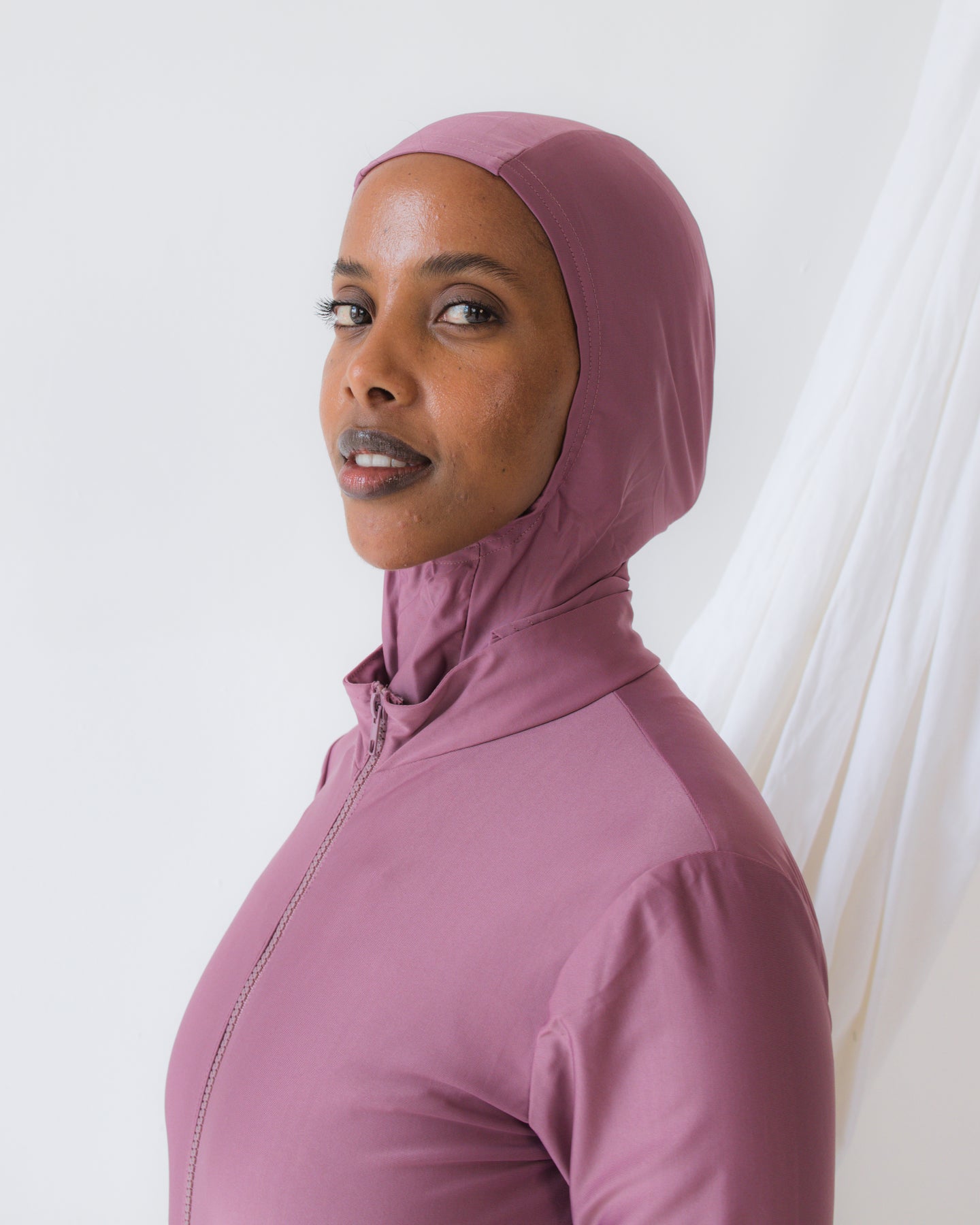 Imaan Swim Instant Hijab - Mauve