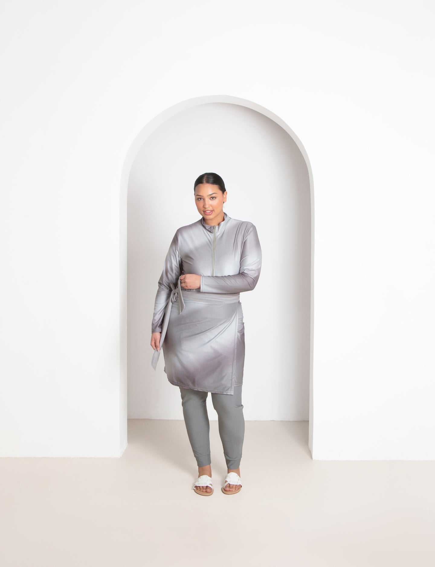 Raya 3 Piece Swimsuit - Grey Mist