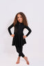 Layan Kids 2 Piece Swimsuit - Black