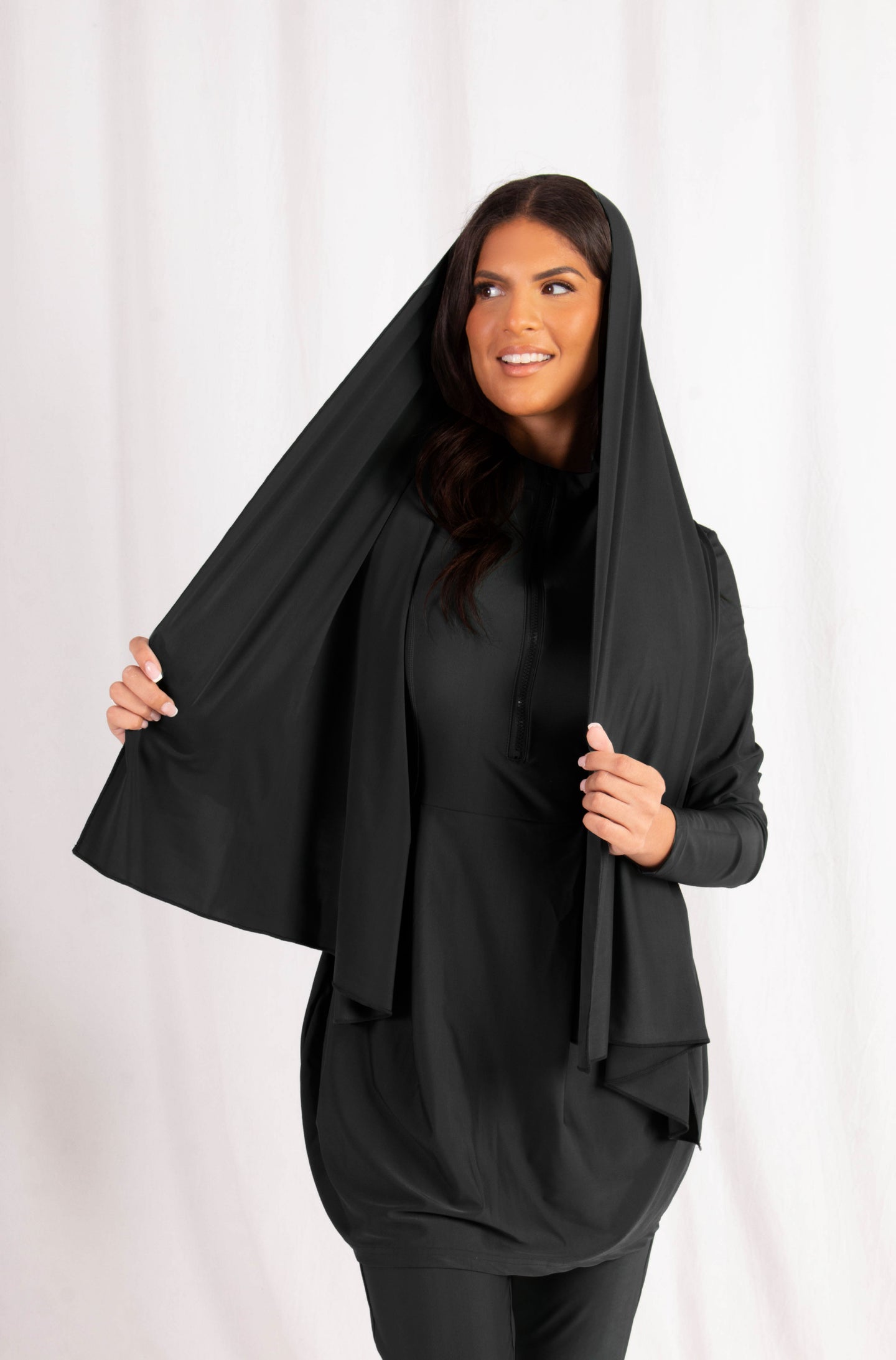 Imaan Swim Hijab Wrap - Black
