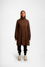 Longline Hooded Top - Mocha