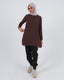 Relaxed Fit Top - Brown